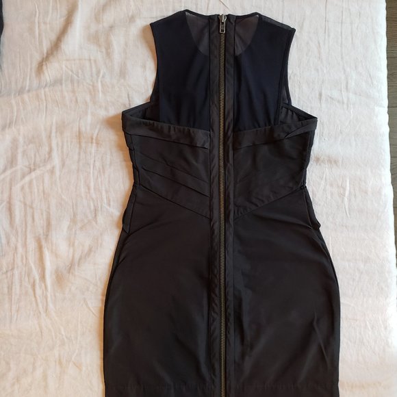 All Saints Spitalfields black midi dress; UK 10 US 4 - Picture 4 of 6